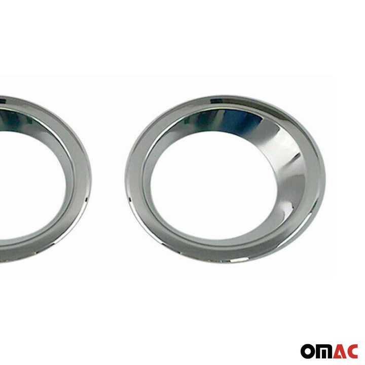 2009-2011 Kia Soul Pre-FL Fog Light Lamp Bezel Cover Stainless Steel Silver 2-Piece