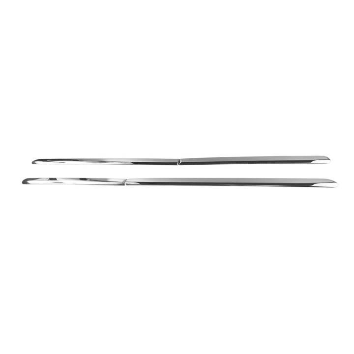 2011-2015 Kia Sorento Side Door Molding Trim Skirt Garnish Stainless Steel Silver 4-Piece