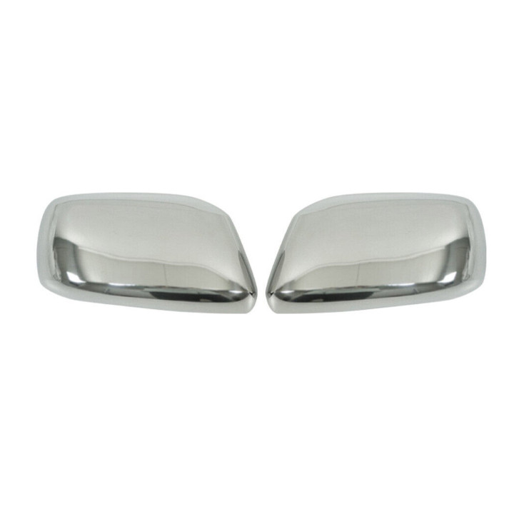 2005-2021 Nissan Frontier Side Mirror Cover Caps Stainless Steel Silver 2-Piece