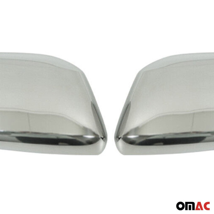 2005-2021 Nissan Frontier Side Mirror Cover Caps Stainless Steel Silver 2-Piece