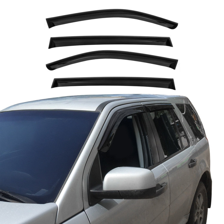 2016-2021 Hyundai Tucson Window Visor Vent Rain Deflector 4-Piece Smoke