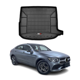 2016-2019 Mercedes GLC Class Coupe C253 Premium Cargo Liner Trunk Mat All-Weather Heavy Duty Black