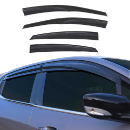 2011-2020 Hyundai Elantra Sedan Window Visor Vent Rain Deflector 4-Piece Smoke