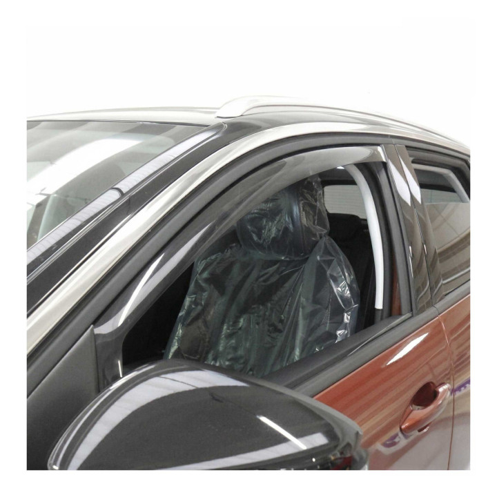2006-2009 Land Rover Range Rover Sport Window Visor Vent Rain Deflector 2-Piece Smoke