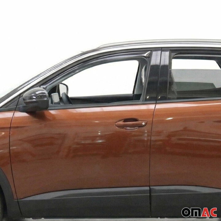 2006-2009 Land Rover Range Rover Sport Window Visor Vent Rain Deflector 2-Piece Smoke