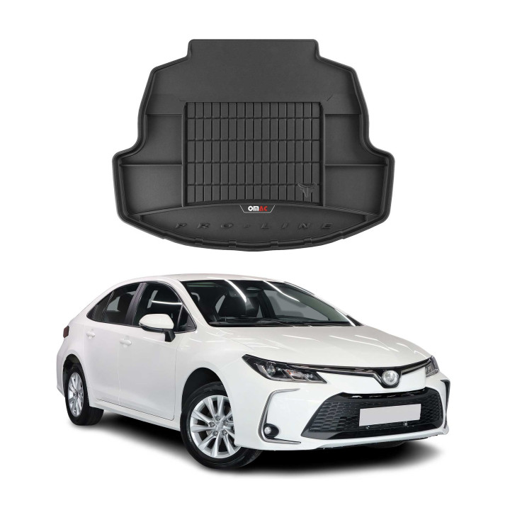 2019-2026 Toyota Corolla Sedan Premium Cargo Liner Trunk Mat All-Weather Heavy Duty All Type Engines
