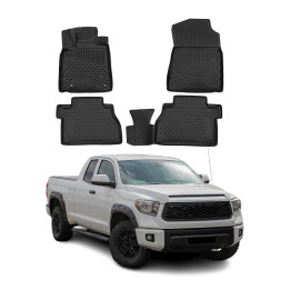 2014-2021 Toyota Tundra CrewMax Cab Floor Mats Liners Full Set All-Weather