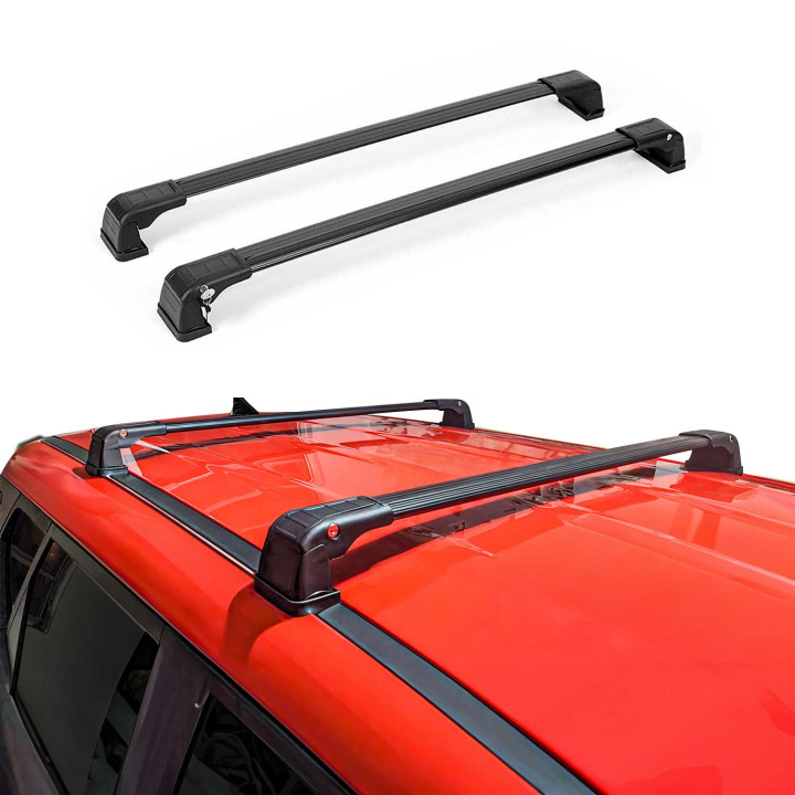 2003-2010 Porsche Cayenne Roof Rack Cross Bars Black