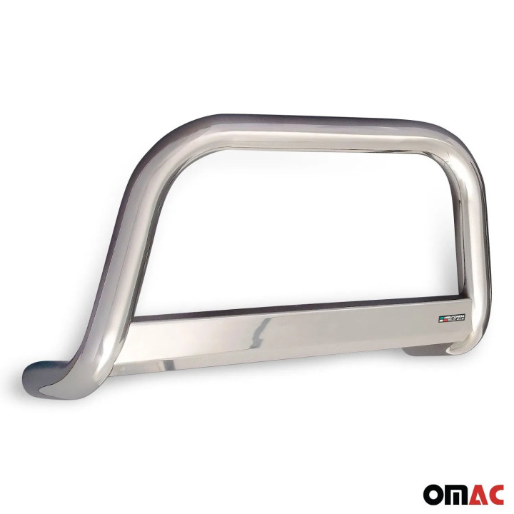 2014-2016 Nissan Rogue Bull Bar Push Front Bumper Grille Silver Stainless Steel