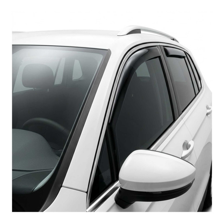 2018-2024 VW Tiguan Window Visor Vent Rain Deflector 4-Piece Smoke
