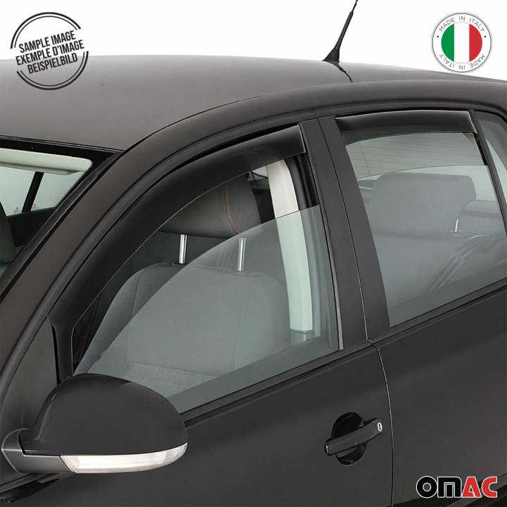 2018-2024 VW Tiguan Window Visor Vent Rain Deflector 4-Piece Smoke