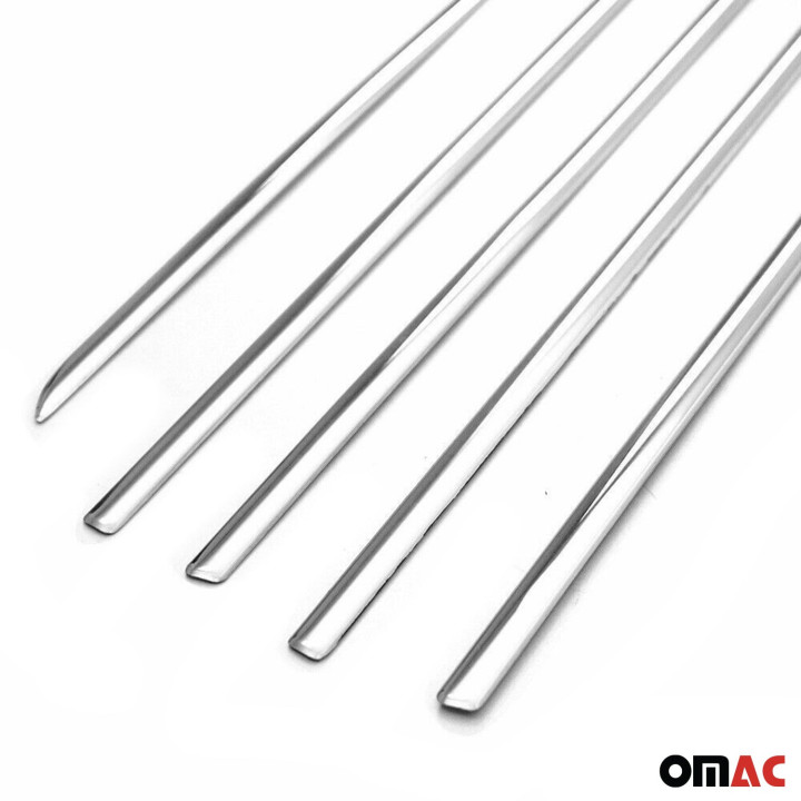 2010-2013 Lexus GX 460 Window Molding Trim Streamer Stainless Steel Silver 6-Piece
