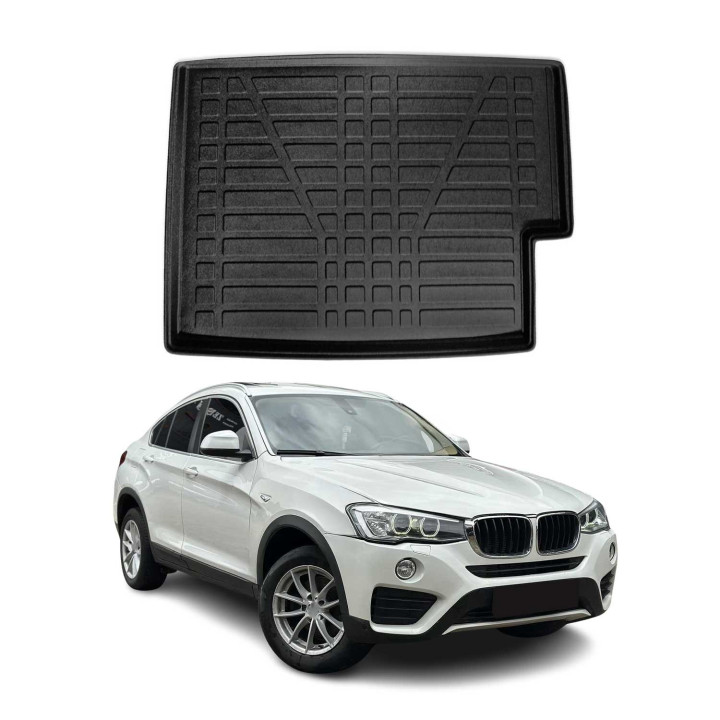 2015-2018 BMW X4 F26 Cargo Liner Trunk Mat All-Weather Black