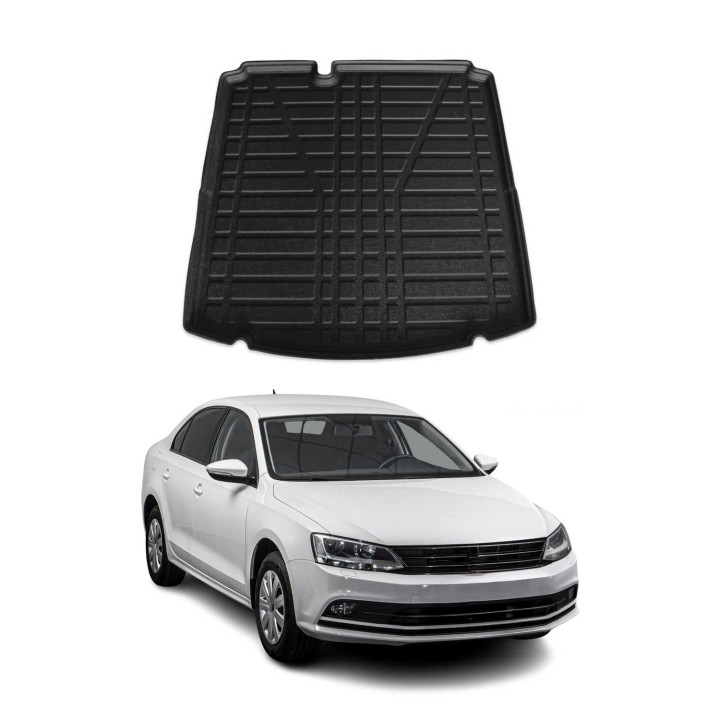 2011-2018 VW Jetta A6 Cargo Liner Trunk Mat All-Weather Black