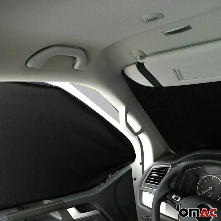 2014-2021 Ford Transit Connect Magnetic Window Curtains UV Protection Black