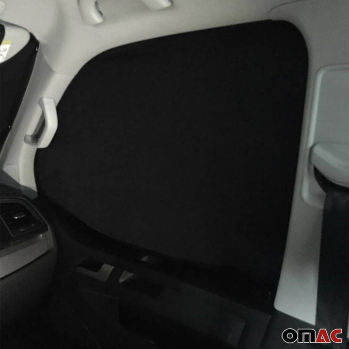 2014-2021 Ford Transit Connect Magnetic Window Curtains UV Protection Black