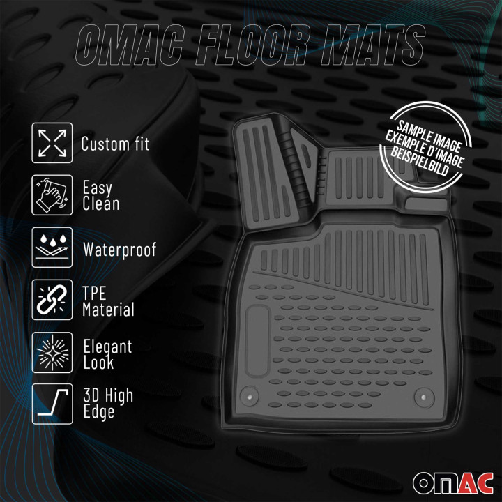 2020-2026 Ford Escape Floor Mats Liners Full Set All-Weather Black
