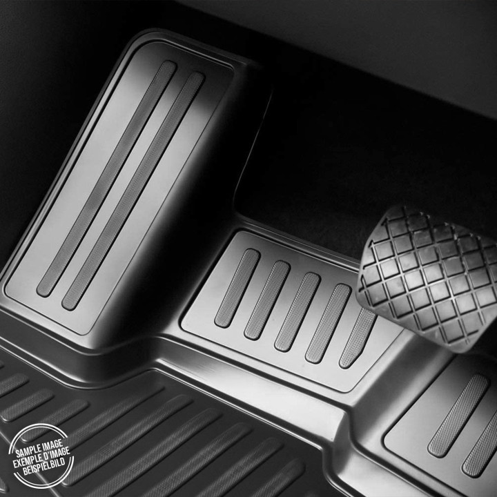 2021-2024 Volkswagen ID.4 Floor Mats Liners Full Set All-Weather Black