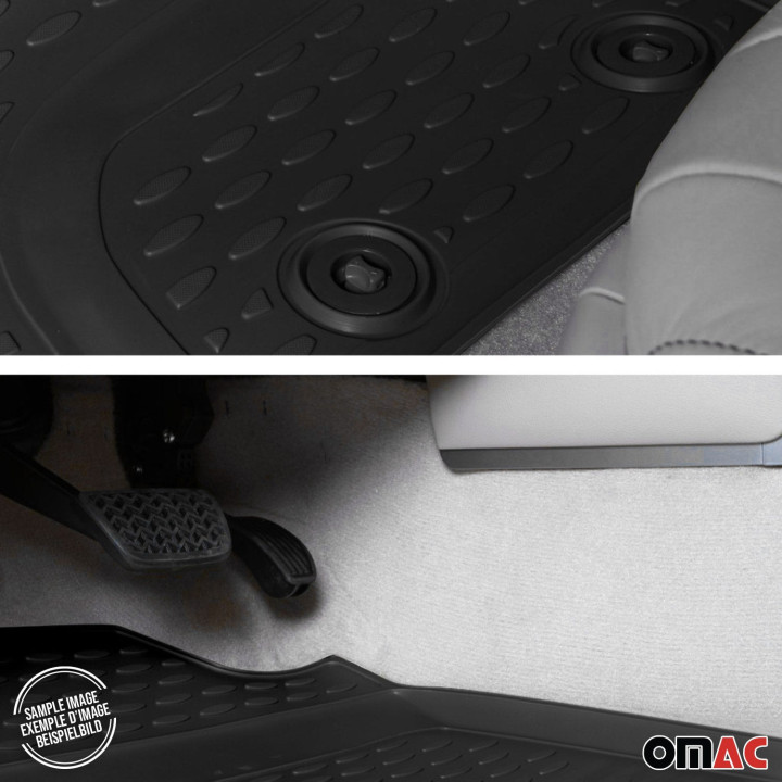 2021-2024 Volkswagen ID.4 Floor Mats Liners Full Set All-Weather Black