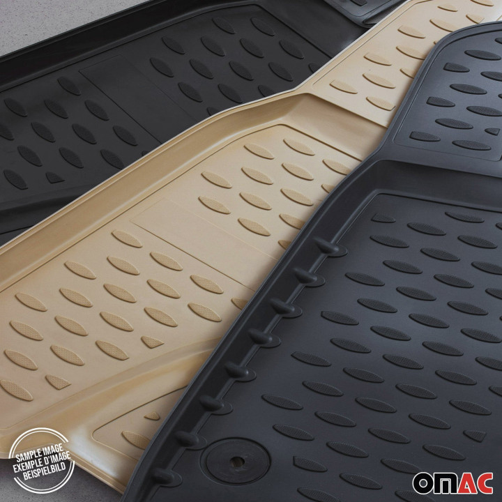 2021-2024 Volkswagen ID.4 Floor Mats Liners Full Set All-Weather Black