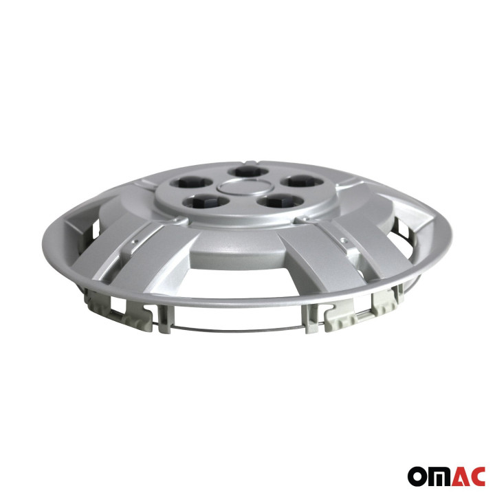 Montana Hub Caps Wheel Cover 15" Silver Full Set 4-Piece.