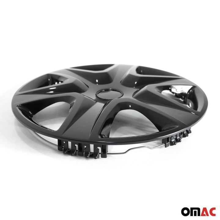 Virginia Hub Caps Wheel Cover 16" Black Full Set 4-Piece.