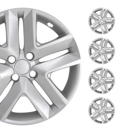 Colorado Hub Caps Wheel Cover 16" Silver Full Set 4-Piece.