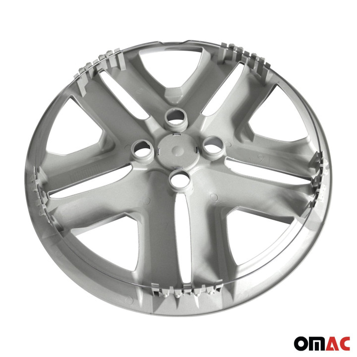 Colorado Hub Caps Wheel Cover 16" Silver Full Set 4-Piece.