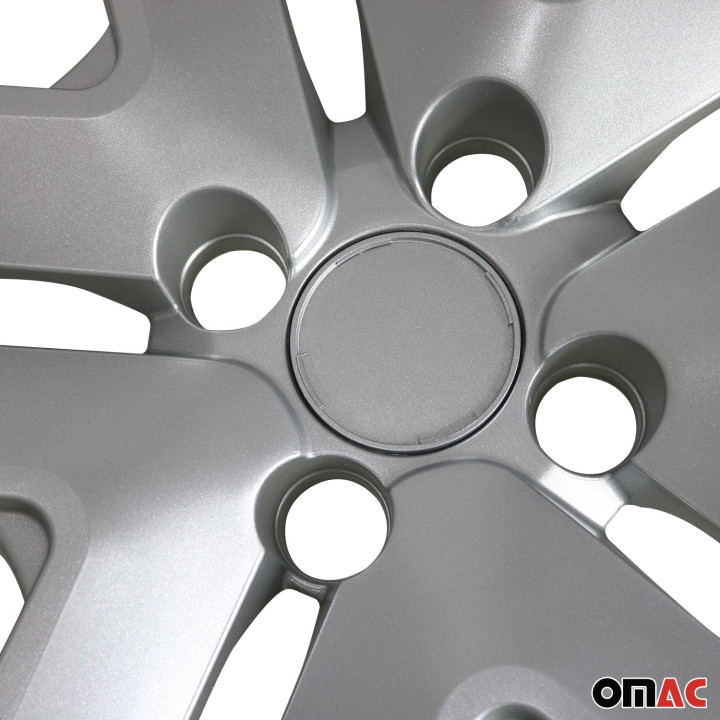Colorado Hub Caps Wheel Cover 16" Silver Full Set 4-Piece.