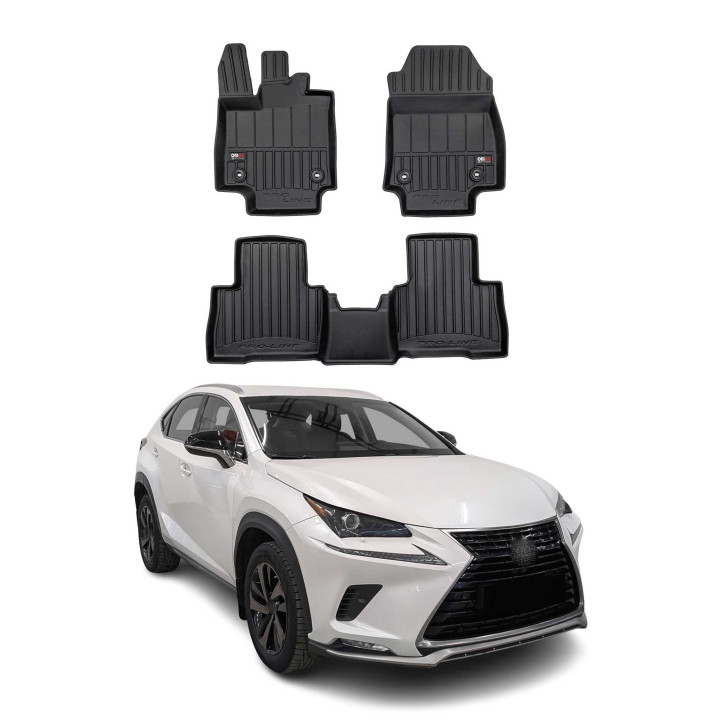 2022-2026 Lexus NX 200 NX 350 Premium Floor Mats Liners Full Set All-Weather Heavy Duty