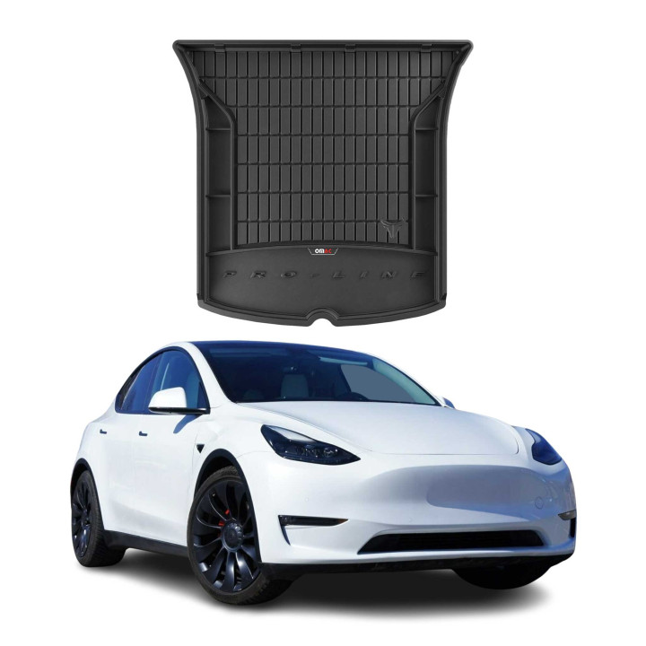 2020-2026 Tesla Model Y Premium Cargo Liner Trunk Mat All-Weather Heavy Duty