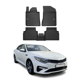 2021-2026 Hyundai Sonata 2020-2026 / Kia K5 Premium Floor Mats Liners Full Set All-Weather Heavy Duty