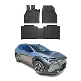 2023-2026 Subaru Solterra / Toyota BZ4X Premium Floor Mats Liners Full Set All-Weather Heavy Duty