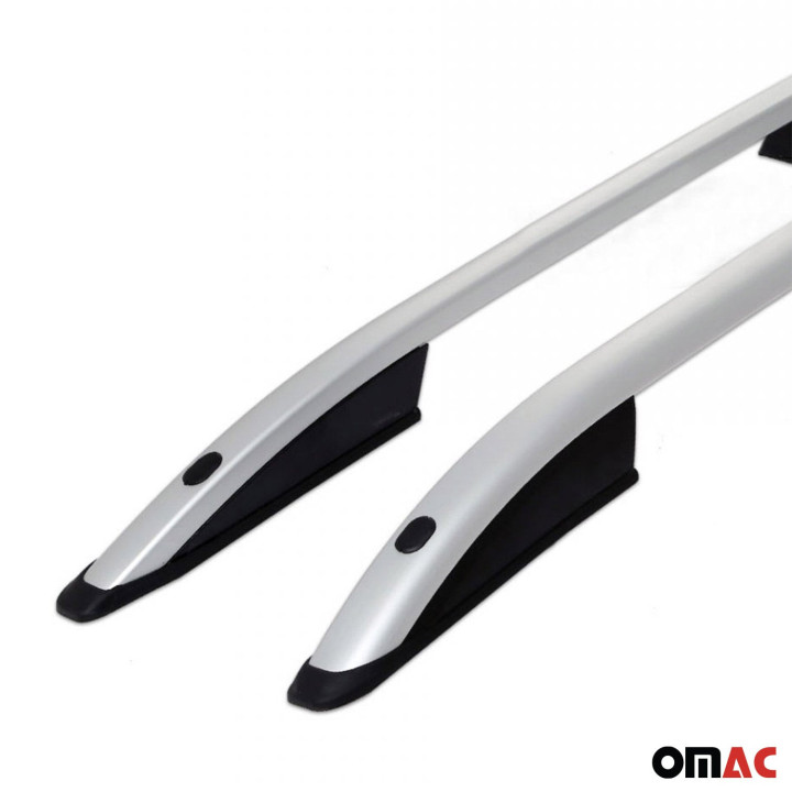 For 2003-2010 Porsche Cayenne Roof Rack Side Rails Aluminium Gray 2-Piece