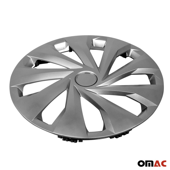 Carolina Hub Caps Wheel Cover 15" Silver Full Set 4-Piece.