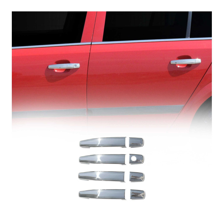 2012-2020 Door Handle Cover for Chevrolet Sonic Aveo Sedan Door Handle Cover Protector Stainless Steel Chrome 8-Piece