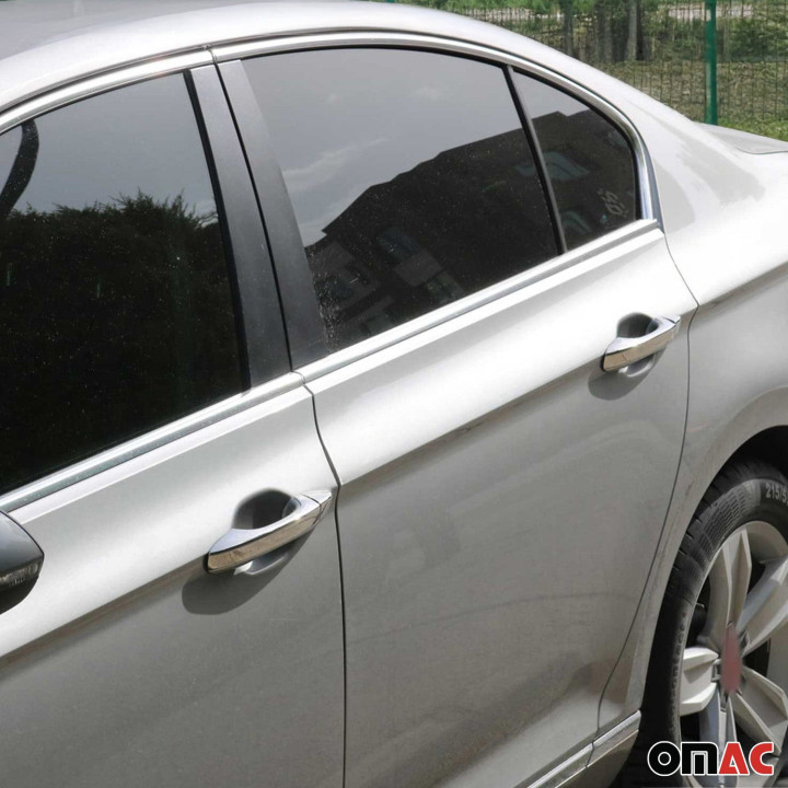 2015-2019 VW Passat B8 Car Door Handle Cover Protector Stainless Steel Chrome 8-Piece