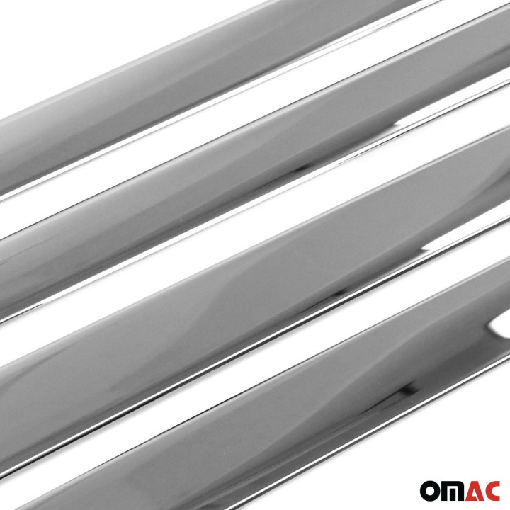 2006-2017 Jeep Compass Side Door Molding Trim Skirt Garnish Stainless Steel 4-Piece