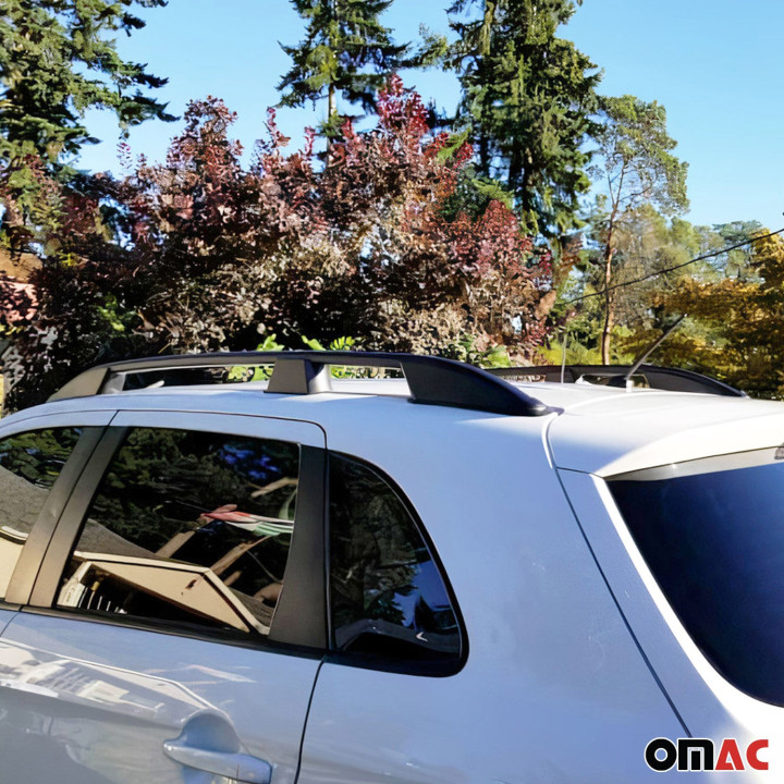 2010-2013 Ford Transit Connect L1 SWB Roof Rack Rails Side Rails Black