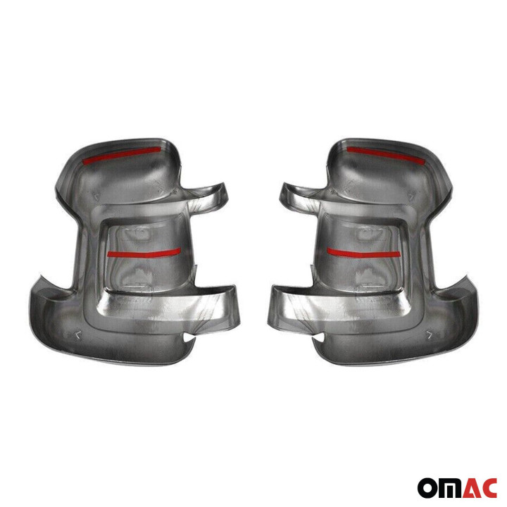 2014-2026 RAM ProMaster Side Mirror Cover Caps Chrome Silver 2-Piece