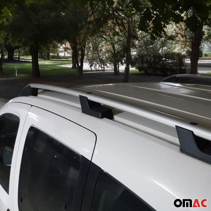2015-2026 Ford Transit L1 SWB Roof Rack Rails Side Rails Silver
