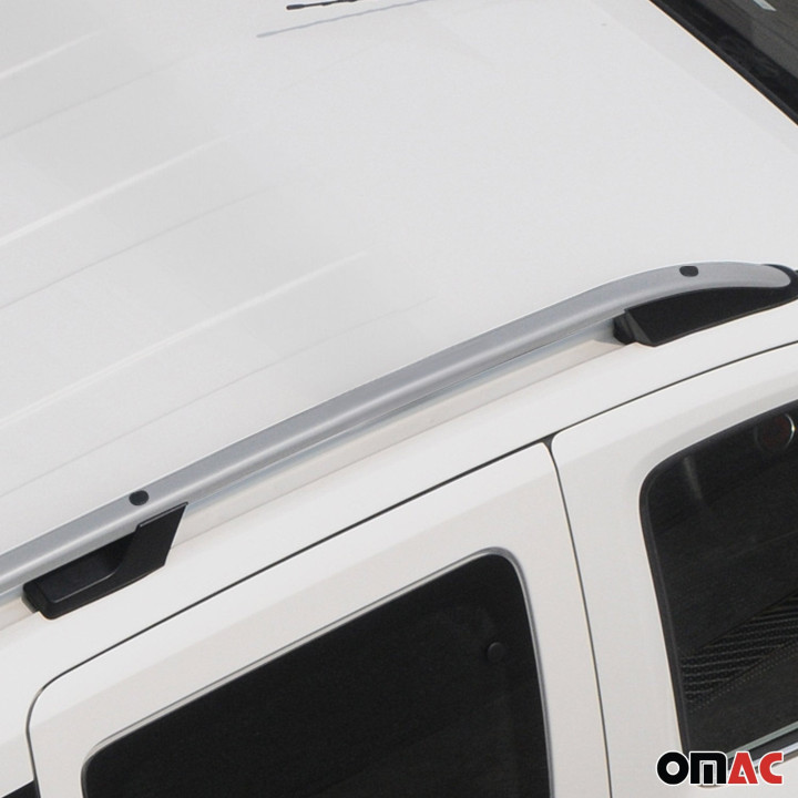 2015-2026 Ford Transit L1 SWB Roof Rack Rails Side Rails Silver