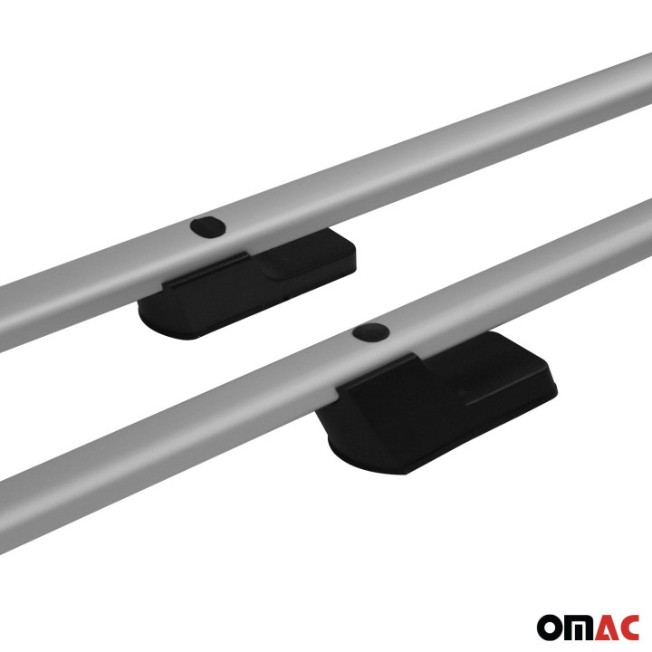 2015-2026 Ford Transit L1 SWB Roof Rack Rails Side Rails Silver