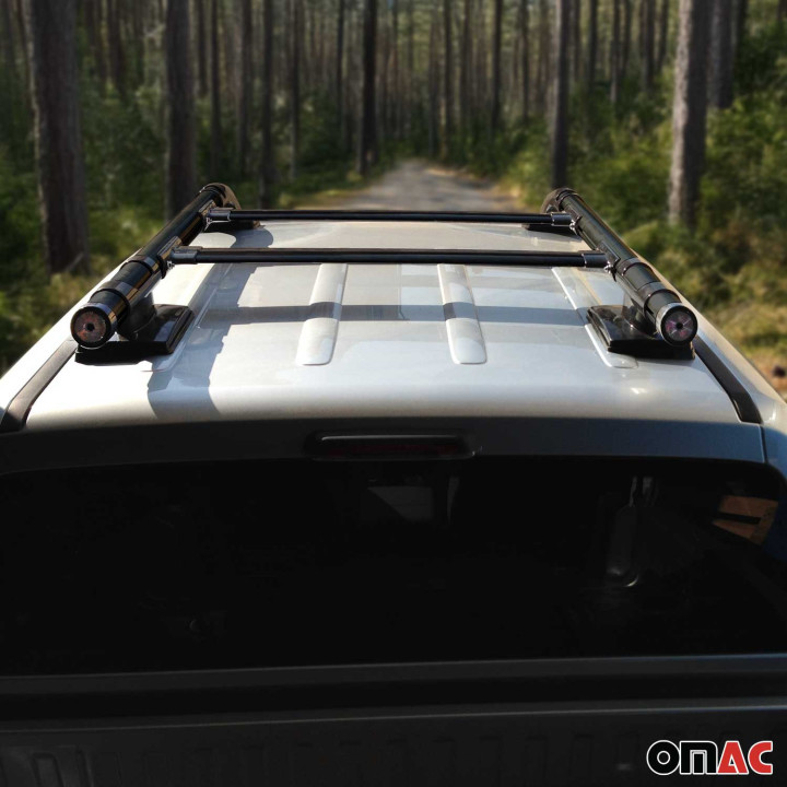 2019-2023 Ford Ranger Double Cab Roof Rack Rails Side Rails Black