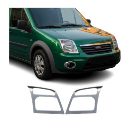 2010-2013 Ford Transit Connect Fog Light Headlight Lamp Cover Chrome 2-Piece
